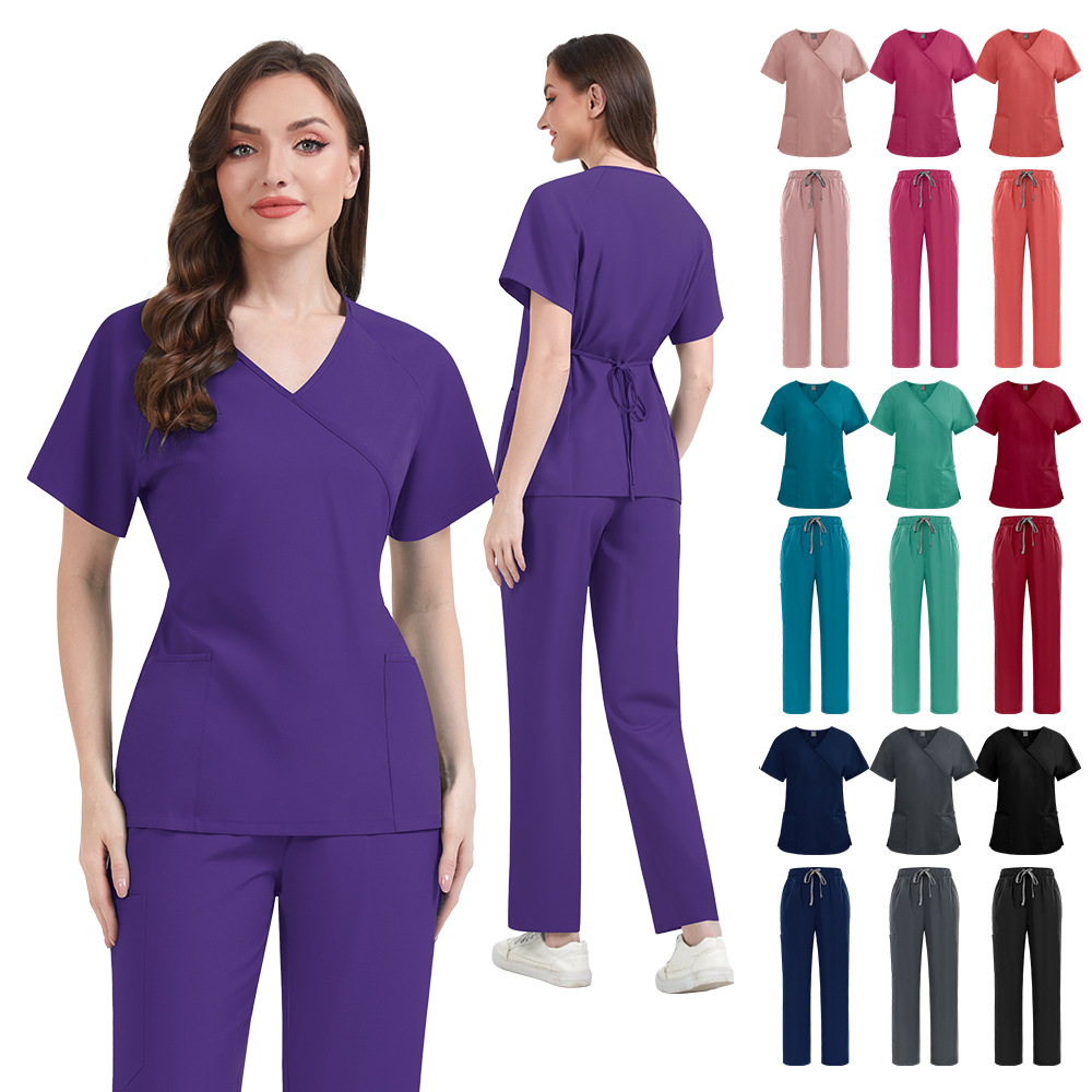 Medical Lab Hospital - Setelan Scrub Wanita Slim Fit Seragam