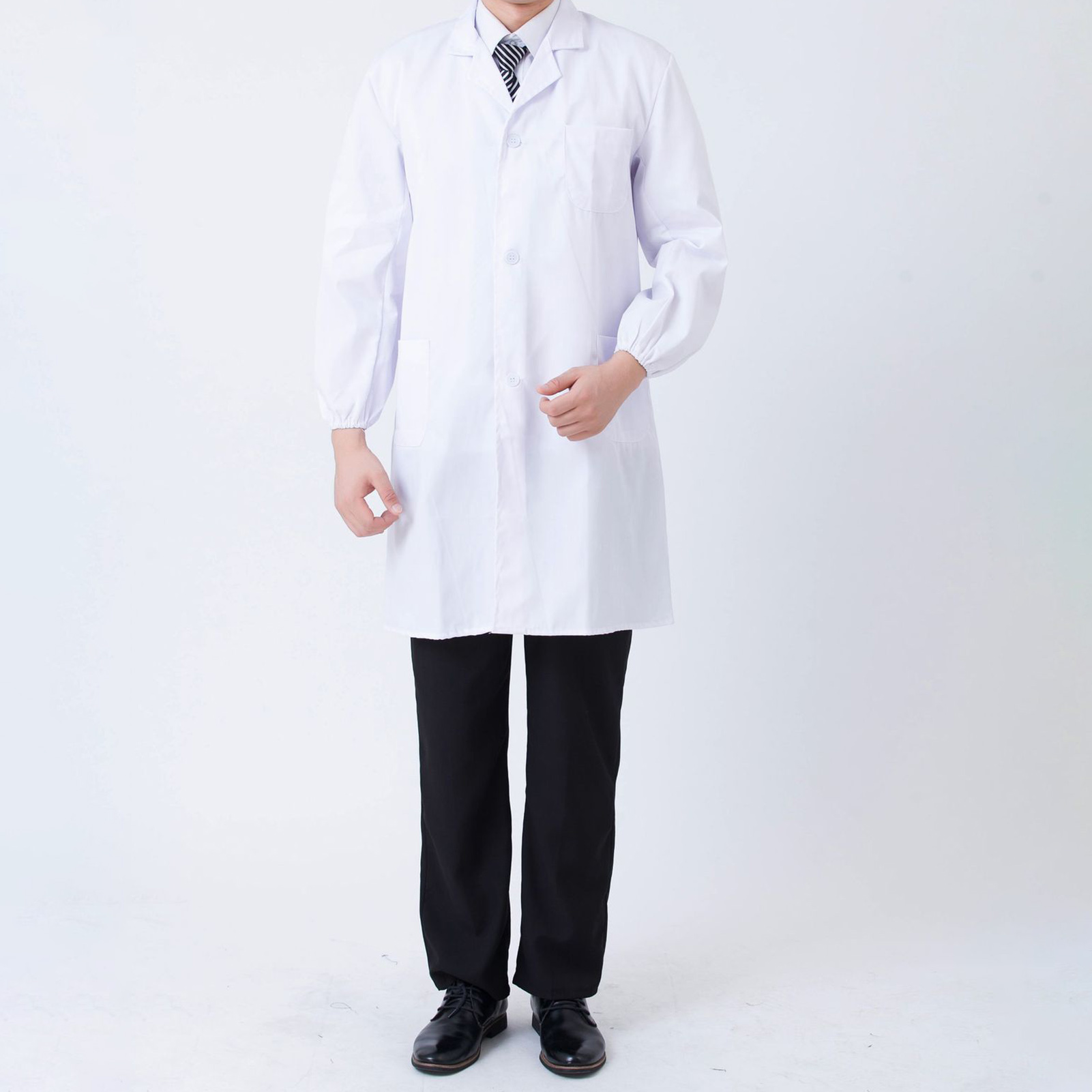Medical Lab Design - Mantel Lab putih pelajar medis dengan